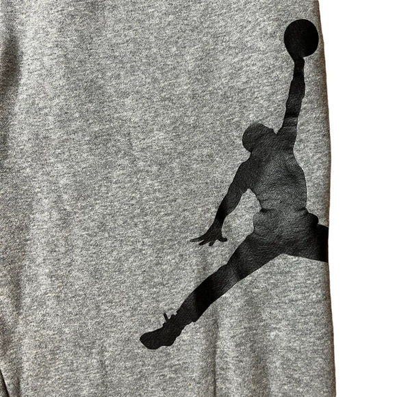 Nike Air Jordan Flight Jumpman Mens Heavyweight Sweatpants Size Med Gray - Picture 3 of 11